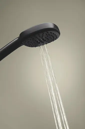 Смеситель для душа с душевым гарнитуром Grohe Cubeo 1018252430 Черный матовый - фото 7