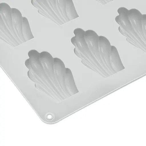 Форма силиконовая для выпечки печенья Мадлен на 18 ракушек 32х24х1.4 см C380, Kitchen Master Серый 87167 - фото 5