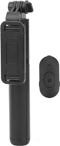 Штатив для селфи Q01 100 см трехногая выдвижная подставка монопод пультом дистанционного управления Blueto - фото 2