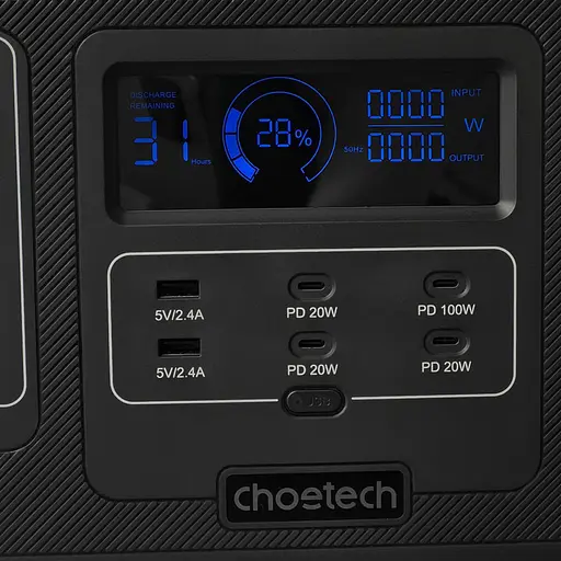 Зарядная станция Choetech 1200W (BS005-EU-BK) - фото 7