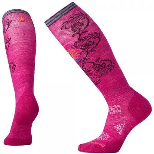 Шкарпетки Smart Wool Wm's PhD Ski Light Pattern SW15017 Berry S (1033-SW 15017.044-S)