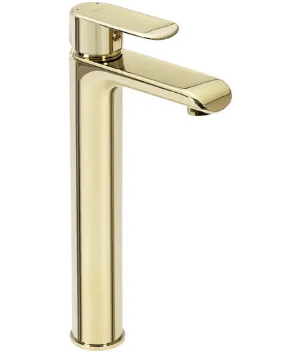 Змішувач для умивальника Rea Bloom високий gold REA-B6201 Золотий - фото 1