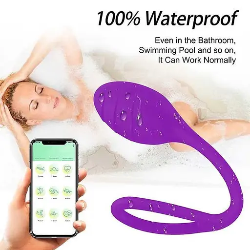 Смарт-виброяйцо для клитора и точки G для женщин 10 режимов фиолетовое - фото 5