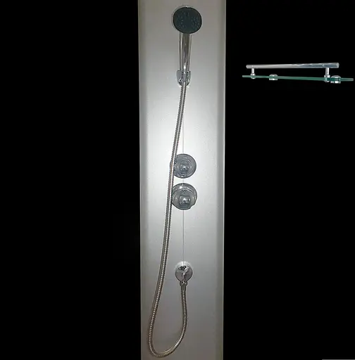 Душовий бокс BRAVO OBRA H120GBSL (H120BL) - фото 3