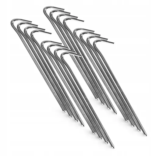 Набір кілочків для намету Mountain Goat сталеві 20 см 20 шт (P-5905973406864) - фото 4