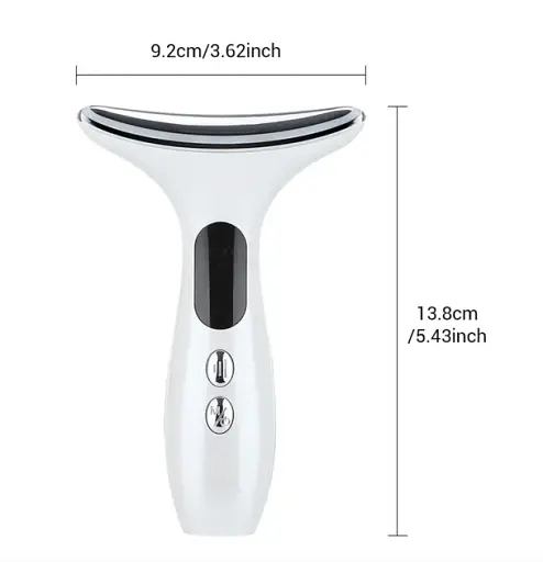 Микротоковый массажер Swan HY-38 для лифтинга шеи, второго подбородка и ультразвуковой лицо. - фото 2