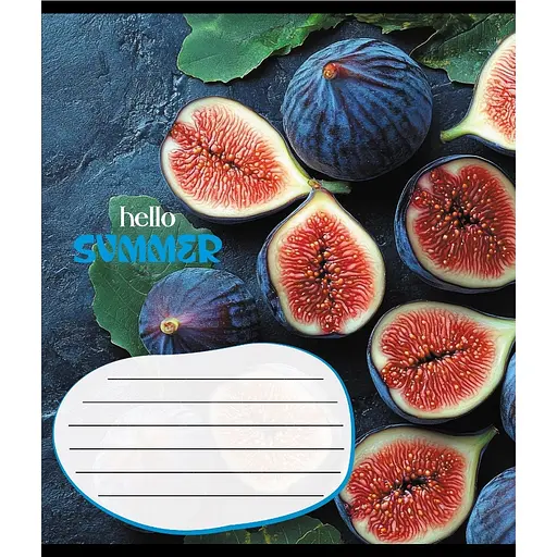 Зошит учнівський "Фруктовий сет" Leader 018-530414K-5 в клітинку, 18 аркушів - фото 1