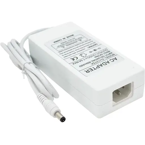 Импульсный блок питания Voltronic 12В 7,5А (90Вт) штекер 5.5/2.5 длина 1м, Q50, White, без кабеля питания - фото 1