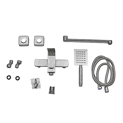 Смеситель для ванны Armata Kub-006 CH6492 Нержавеющая сталь - фото 7