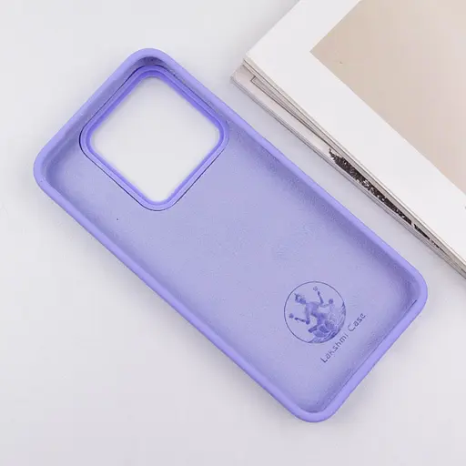 Чехол Silicone Cover Lakshmi AAA для Xiaomi 13T / 13T Pro Сиреневый / Dasheen - фото 4