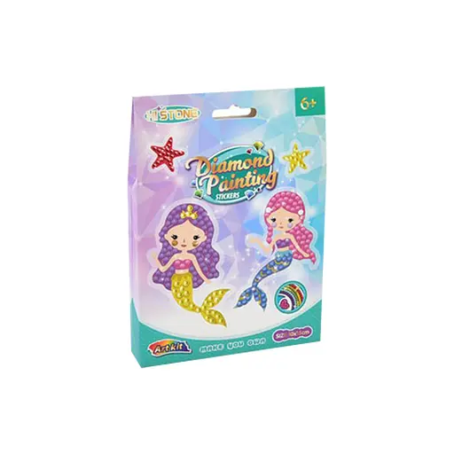 Дитяча алмазна мозаїка "Русалочки" Bambi FG24030101B-6 фігурки-наліпки - фото 1