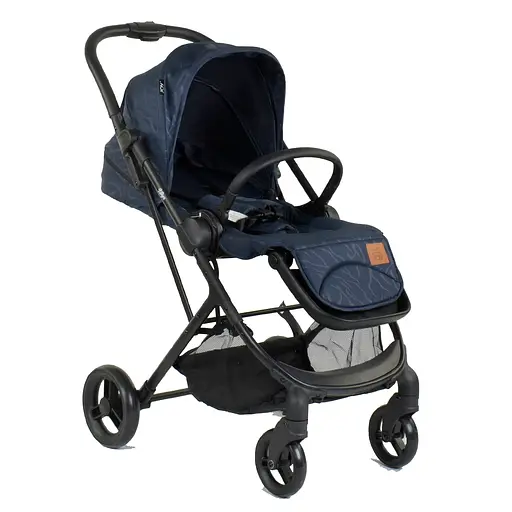 Коляска прогулочная детская 66916 JOY Liliya цвет СИНИЙ, футкавер, в коробке (6989186360020) - фото 3