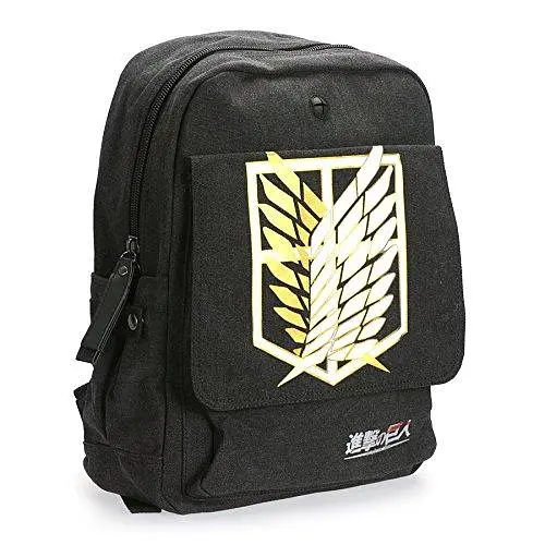 Рюкзак Атака титанів Attack on Titan LOCO rucksack АТ 22.05 чорний - фото 4