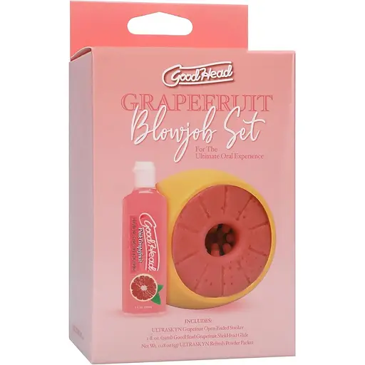 Набір для мінету Doc Johnson GoodHead Grapefruit Blowjob Set - фото 5