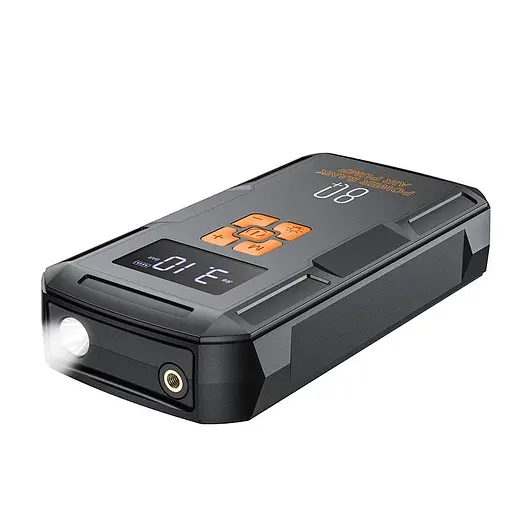 Автомобільний пусковий пристрій Hoco QS2 Portable Smart Car Jump Starter 8000mAh - фото 2