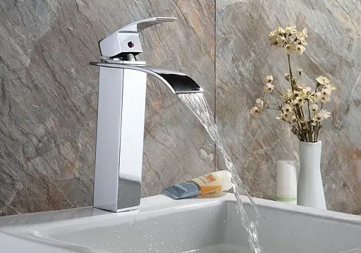 Змішувач для умивальника Rea Falcon 30 хром високий BAT-00149 Хром - фото 5