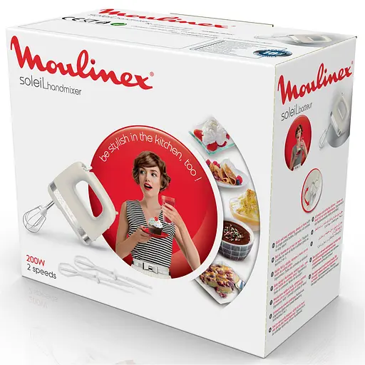 Міксер ручний Moulinex Soleil білий 200 Вт (HM211A11) - фото 6