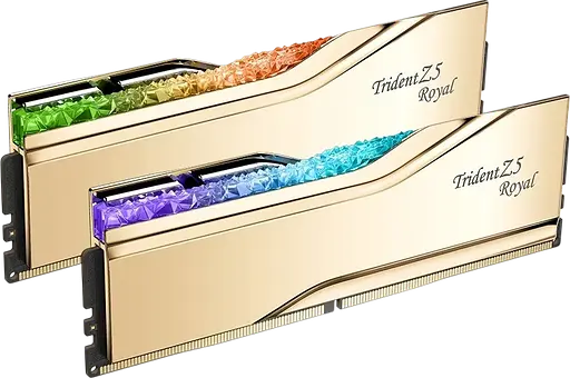 Оперативная память G.Skill 32GB (2x16GB) DDR5 6400MHz Trident Z5 Royal Gold (F5-6400J3039G16GX2-TR5G) - фото 2