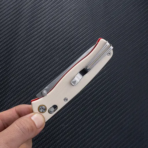 Ніж складаний SRM Medal 255L-GT2, білий - фото 9