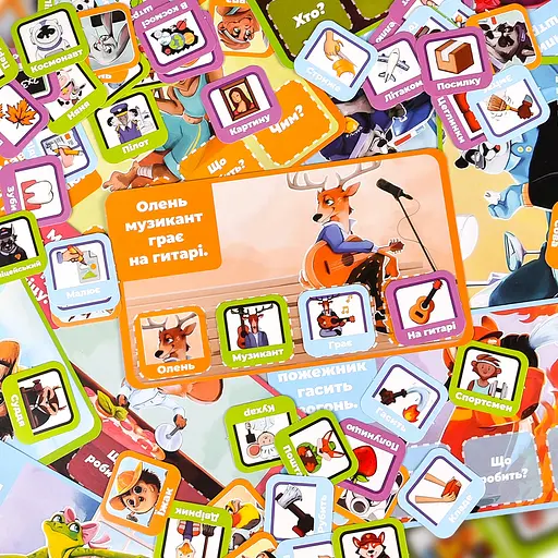 Настільна гра Strateg Майстри речень (30682) - фото 4