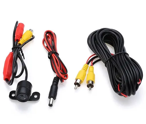 Автомобильная камера заднего вида с активной разметкой линиями крепления «бабочка» на автомобиль IP68 Черный - фото 8