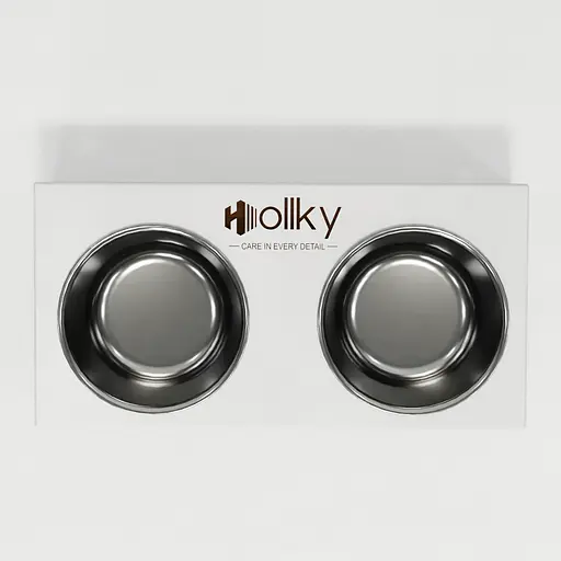 Hollky Base S — миски на підставці для маленьких собак та котів (2 × 0,45 л) - фото 4