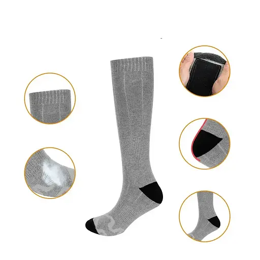 Шкарпетки з підігрівом ZBHSWZ01 без блоку живлення 38-44р. (Сірі) - фото 3