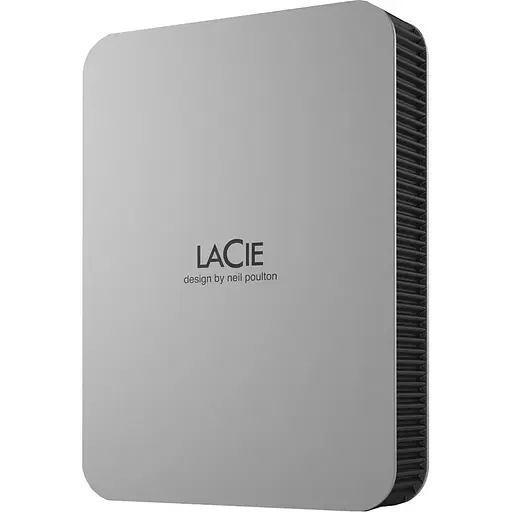 Зовнішній жорсткий диск LaCie Mobile Drive 4TB Moon Silver (STLP4000400) [115893] - фото 2