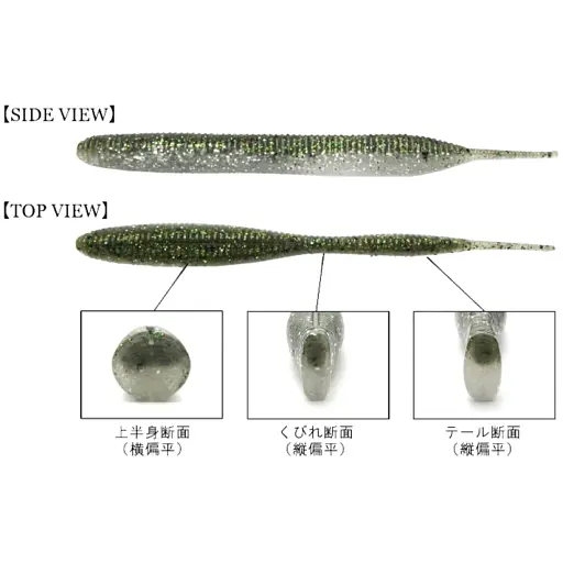 Силікон Keitech Sexy Impact 2.8" #102 Watermelon PP. 12 шт/уп - фото 2