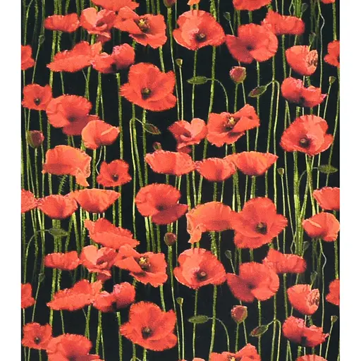 Алмазна мозаїка Strateg ПРЕМІУМ Макове поле розміром 40х50 см (SK86881) - фото 1