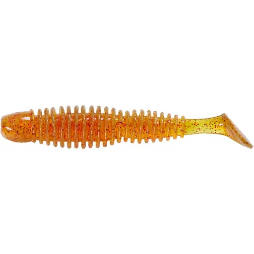 Силікон Reins Bubbling Shad 3" 566 Motor Oil Red Flake (8 шт/уп)