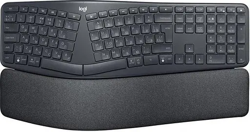 Клавіатура бездротова Logitech Ergo K860 Bluetooth/Wireless UA чорна - фото 1