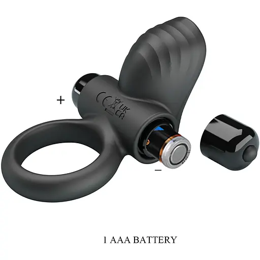 Ерекційне кільце Pretty Love Adrien 9 см чорне - фото 7