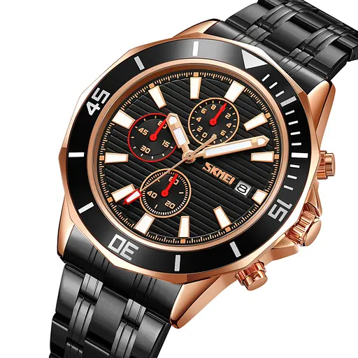 Наручные часы мужские 9335RGBK Rose Gold-Black Skmei acs0030900 - фото 2