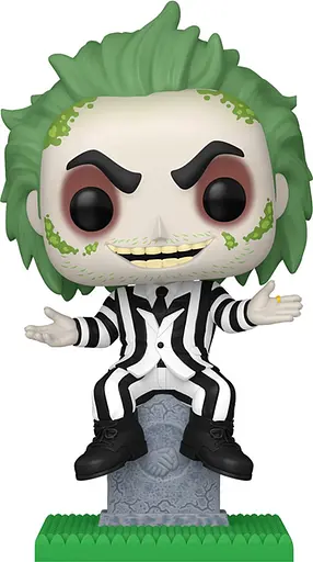 Фігурка Funko Pop Бітлджус з надгробком Beetlejuice with Tombstone 10 см FP B B 1757 - фото 2