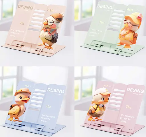 Підставка для книг металева Каченя, А5, 21x16.9x19 см - фото 2