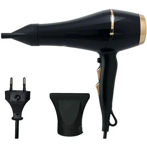 Фен для укладки волос Crownberg СВ-2311 концентратор 3000Вт Черный - фото 1