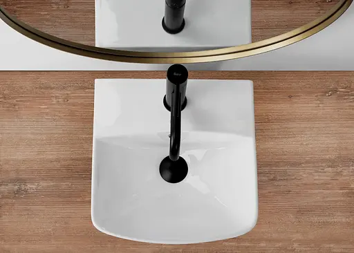 Умивальник Rea Selma накладний білий REA-U9667, Білий - фото 4