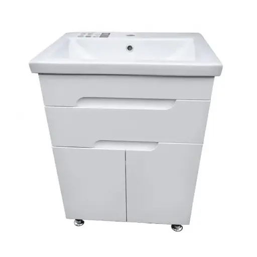 Тумба ПіК Сіметрі тандем + раковина Cersanit Como 60 см Білий 30412 - фото 1