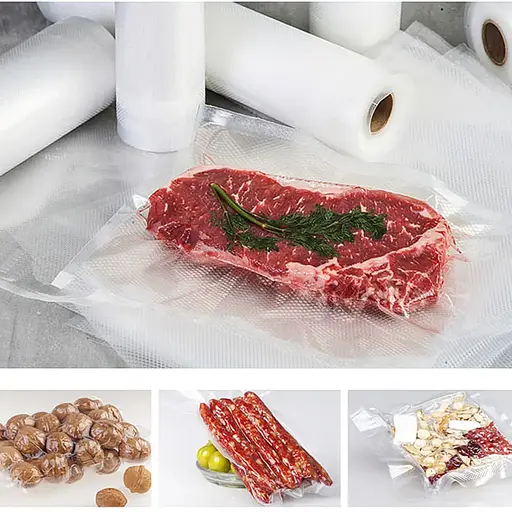 Пакети для вакууматора рифлені в рулоні Rotex RVSA28-5 28x500 см гофровані для вакуумної упаковки - фото 6