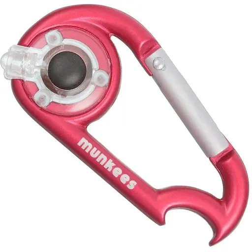 Брелок-карабін Munkees Carabiner Led with Bottle Opener New Red (1012-1089-NEW-RD)