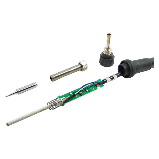 Паяльная станция Aida 952D+, фен с вентиляторным нагнетателем, встроенным в корпус блока управления, паяльник - фото 6