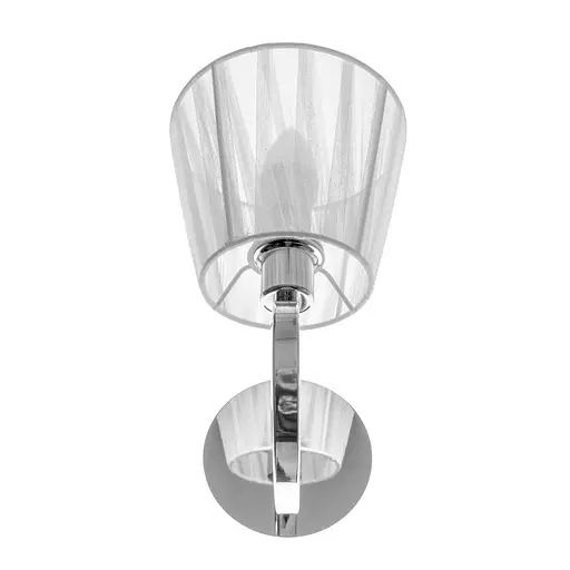 Бра Brille BKL-483W/3 настенное накладное с абажуром E14 CH - фото 5