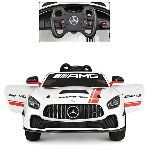 Електромобіль дитячий Bambi M 4050EBLR-1 Mercedes Benz з музикою та світлом - фото 3
