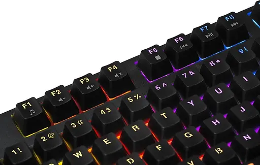 Провідна клавіатура Defender Blitz GK-240L EN Rainbow RGB-підсвічування та постачання - фото 6
