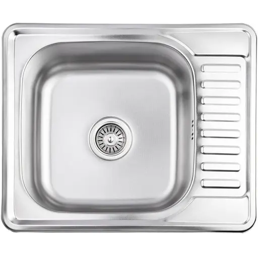 Кухонная мойка Brinex 5848 0,8 мм, врезная BRIN5848MDEC08 - фото 1