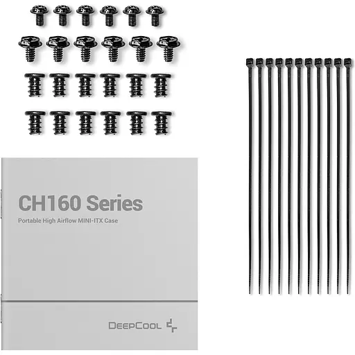 Корпус DeepCool CH160 Black (R-CH160-BKNGI0-G-1) [146746] - фото 11