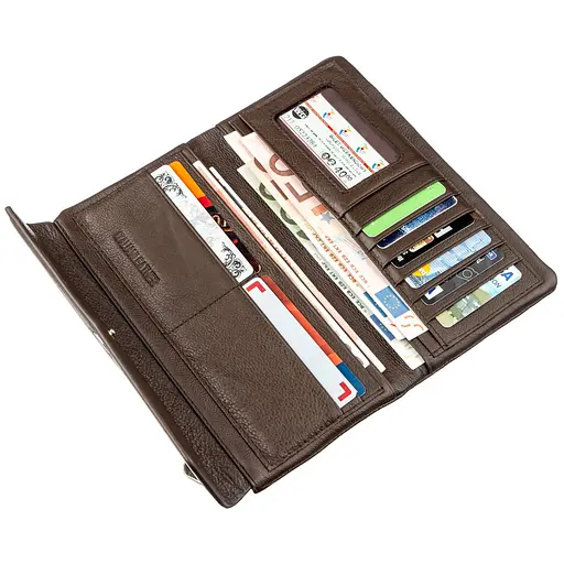 Женский кожаный кошелек-клатч ST Leather 19х10 см acs0014978 - фото 4