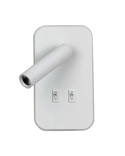 Бра, настінний світильник Italux WL-83957-1-WH Doria LED 2x8W 3000K 559Lm IP20 білий - фото 1