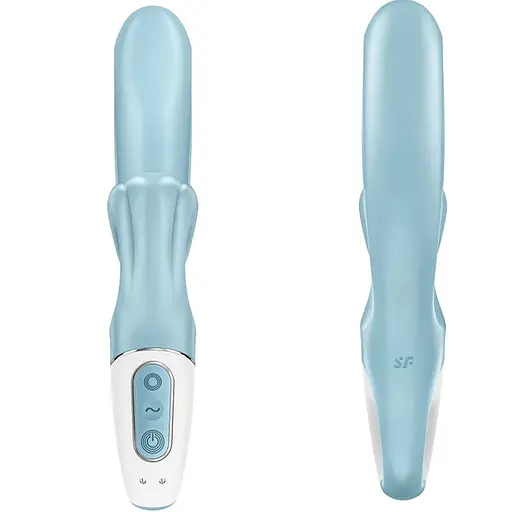 Вібратор-кролик Satisfyer Love Me 22 см блакитний - фото 5